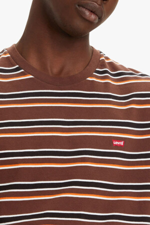 Femmes - Levi's® - T-shirt - brun - Lignes & rayures  - brun