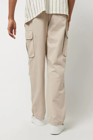 Dames - KARL KANI - Broek - beige - Cargobroeken - BEIGE