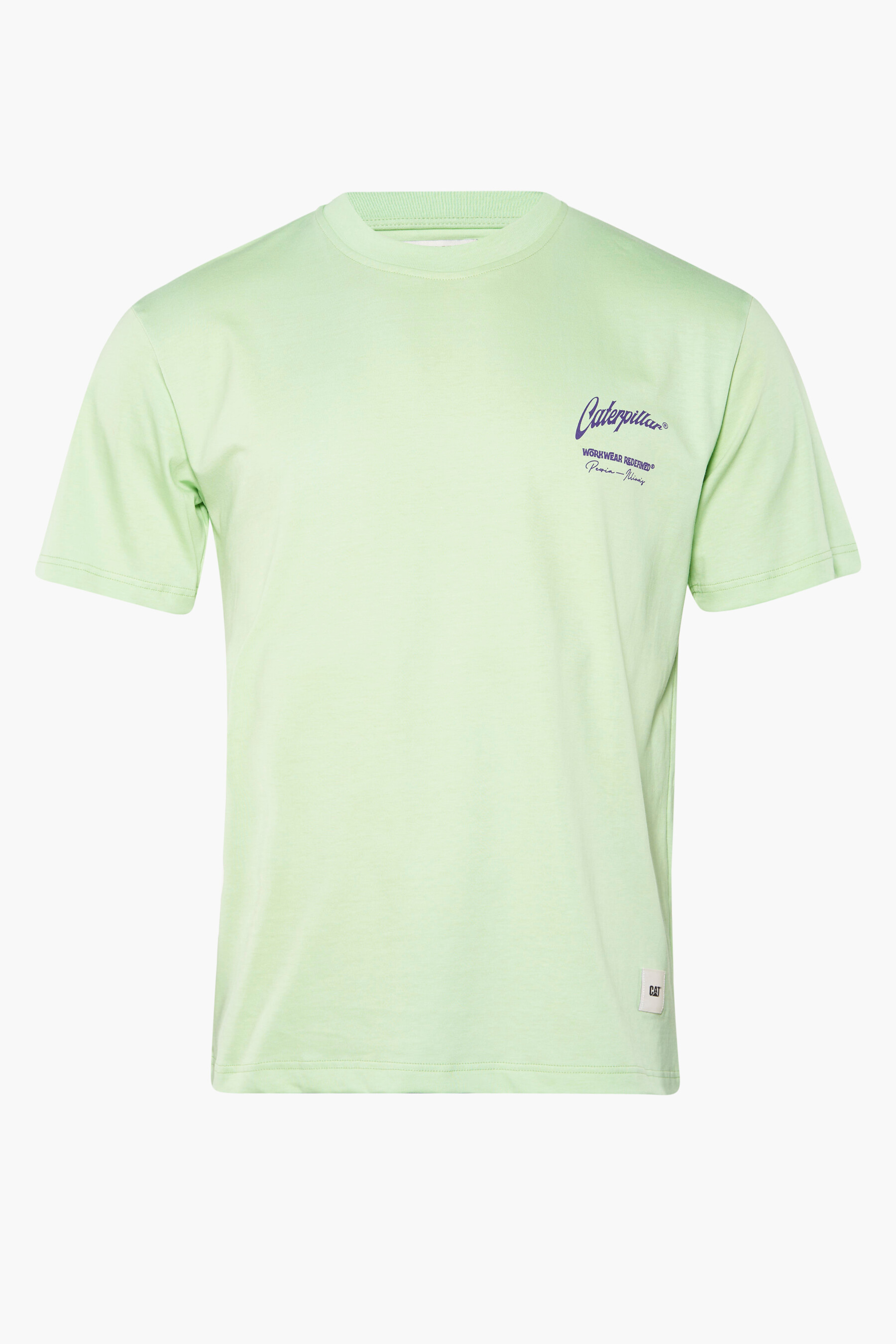 Helm Dollar schetsen T-shirt (korte mouwen) Groen - CATERPILLAR - 6010074_1046 PASTEL GRE | ZEB
