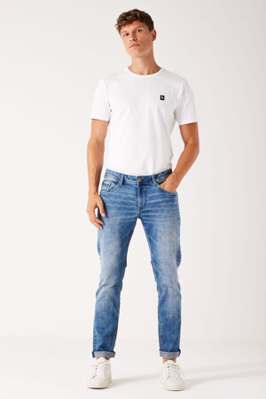 Dames - GARCIA - Slim jeans - MID BLUE DENIM - New in - MID BLUE DENIM