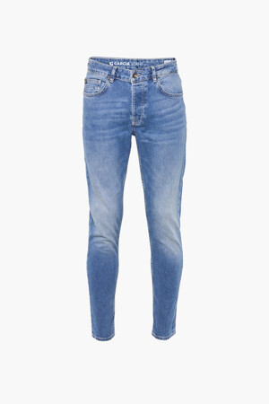 Femmes - GARCIA - Jean tapered - bleu - Jeans  - MID BLUE DENIM
