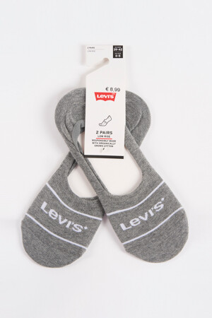 Femmes - Levi's® Accessories - Chaussettes - gris - Chaussettes & collants - GRIJS
