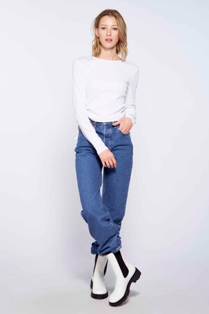 Dames - Levi's® - Straight jeans - mid blue denim - Outlet - MID BLUE DENIM