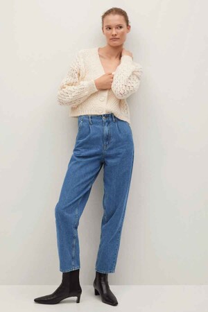 Femmes - Mango - Mom jeans  - Outlet - MID BLUE DENIM