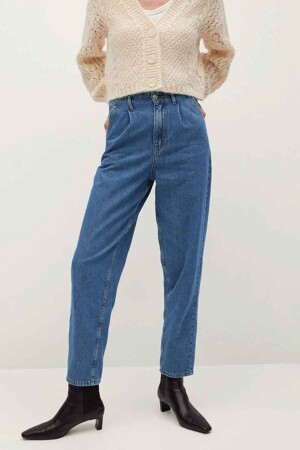 Femmes - Mango - Mom jeans  - Outlet - MID BLUE DENIM