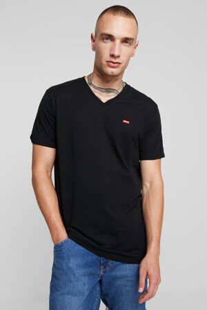 Heren - Levi's® - T-shirt - zwart - Levi's® - ZWART