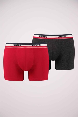 Dames - Levi's® Accessories - Boxers - rood - Ondergoed - rood