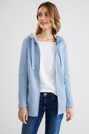 Femmes - STREET ONE - Gilet - bleu - Hoodies & Sweats - bleu