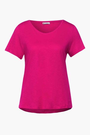 Femmes - STREET ONE - T-shirt - rose - Promos - rose