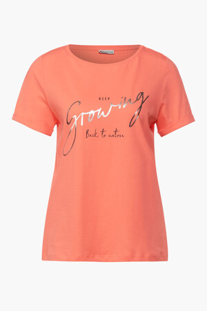 Femmes - STREET ONE - T-shirt - orange - Promos - orange