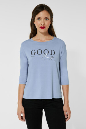 Femmes - STREET ONE - T-shirt - bleu - T-shirts & Tops - bleu