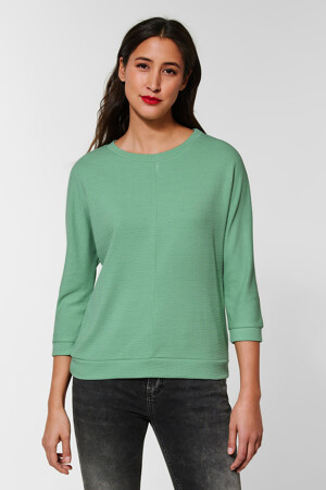 Dames - STREET ONE - Top - GREEN - Hoodies & Sweaters - GREEN