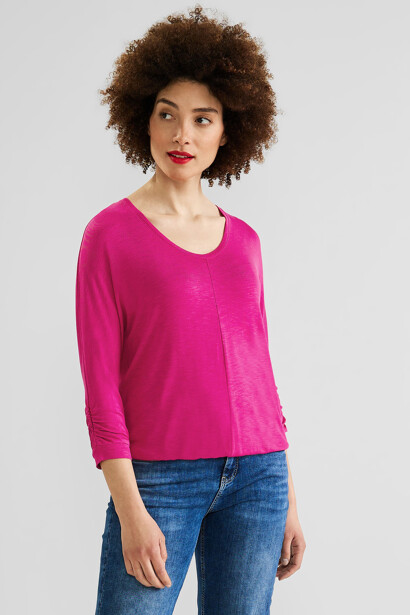 T-shirt Rose - STREET ONE A319406_14717 NU - | POINTCARRE PINK