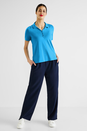 Femmes - STREET ONE - A319415_14510 SPLASH BL - T-shirts & Tops - bleu