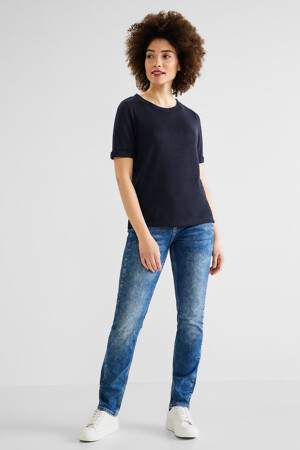 Femmes - STREET ONE - T-shirt - bleu - T-shirts & Tops - bleu