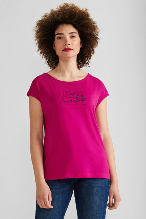 Femmes - STREET ONE - T-shirt - rose - STREET ONE - rose