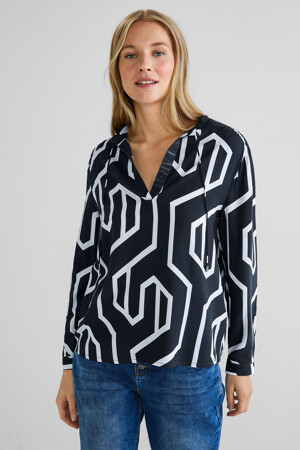 Femmes - STREET ONE - Blouse - bleu - STREET ONE - bleu