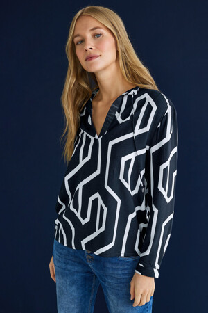 Femmes - STREET ONE - Blouse - bleu - STREET ONE - bleu