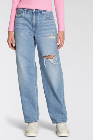 Femmes - Levi's® - BAGGY DAD - Zoom sur le jeans - LIGHT BLUE DENIM