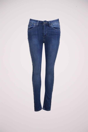 Dames - Astrid Black Label - Skinny jeans - blauw -  - BLAUW