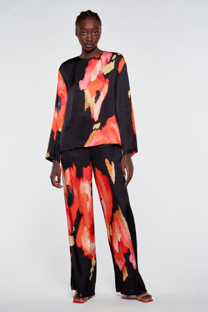 Femmes - ASTRID Black Label - Pantalon color&eacute; - multicolore - Pantalons - multicoloré