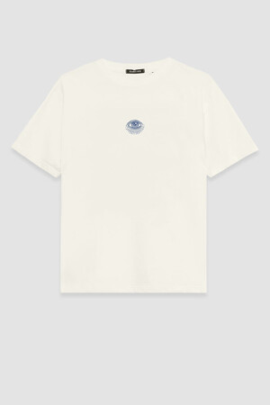 Heren - KAOTIKO - T-shirt - ecru - KAOTIKO - ECRU