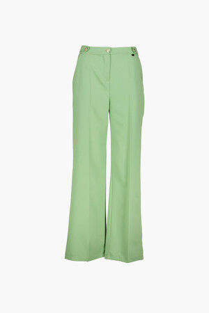 Femmes - Amelie et Amelie - Pantalon color&eacute; - vert - Pantalons - vert