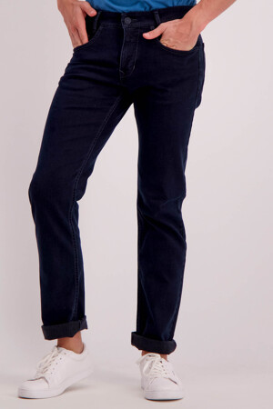 Femmes - MAC - Jean &agrave; coupe droite - bleu - Jeans - BLUE BLACK DENIM