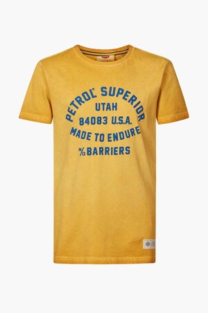 Dames - Petrol Industries® - T-shirt - geel -  - geel