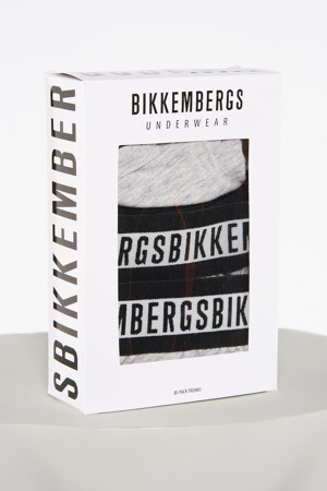 Femmes - BIKKEMBERGS - Boxers - gris - Fête des pères - idées cadeaux - gris