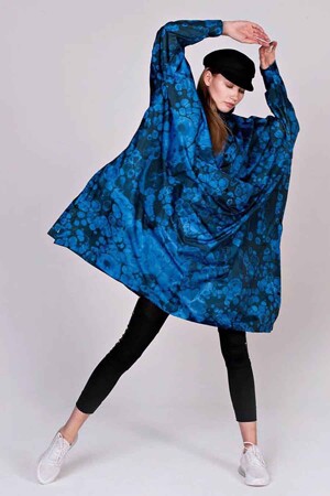 Femmes - RAIN KISS - Veste de pluie - bleu - RAIN KISS - BLAUW