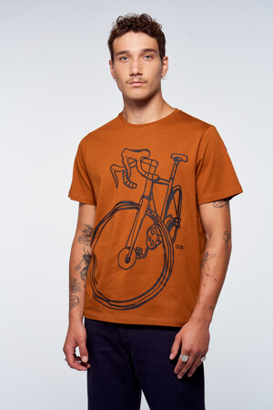 Dames - Cyclo Club Marcel - T-shirt - bruin - Cyclo Club Marcel - BRUIN