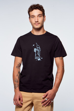 Dames - Cyclo Club Marcel - T-shirt - zwart -  - ZWART