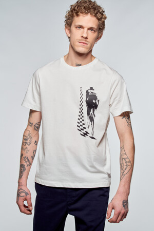 Femmes - Cyclo Club Marcel - T-shirt - blanc - Cyclo Club Marcel - WIT