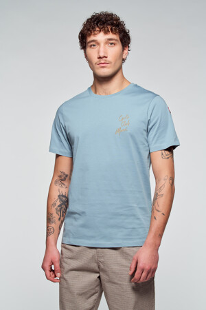 Femmes - Cyclo Club Marcel - T-shirt - bleu - Cyclo Club Marcel - BLAUW