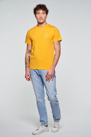 Dames - Cyclo Club Marcel - T-shirt - geel - Promoties - GEEL