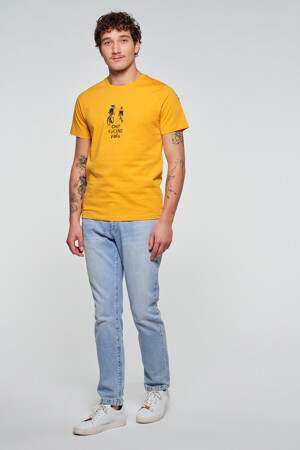 Femmes - Cyclo Club Marcel - T-shirt - jaune - Promotions - GEEL