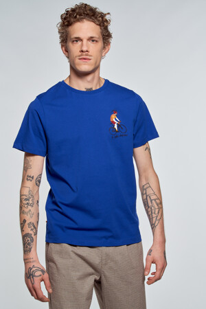 Dames - Cyclo Club Marcel - T-shirt - blauw - Promoties - BLAUW