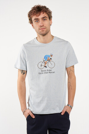 Dames - Cyclo Club Marcel - T-shirt - blauw - 