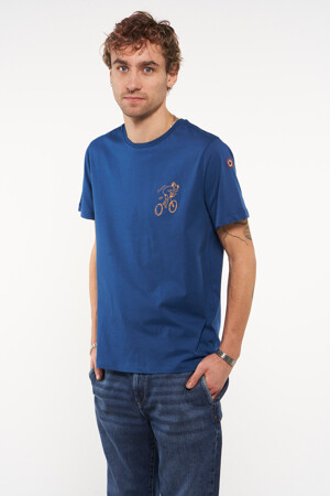 Femmes - Cyclo Club Marcel - T-shirt - bleu - 