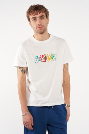 Dames - Cyclo Club Marcel - T-shirt - wit - 
