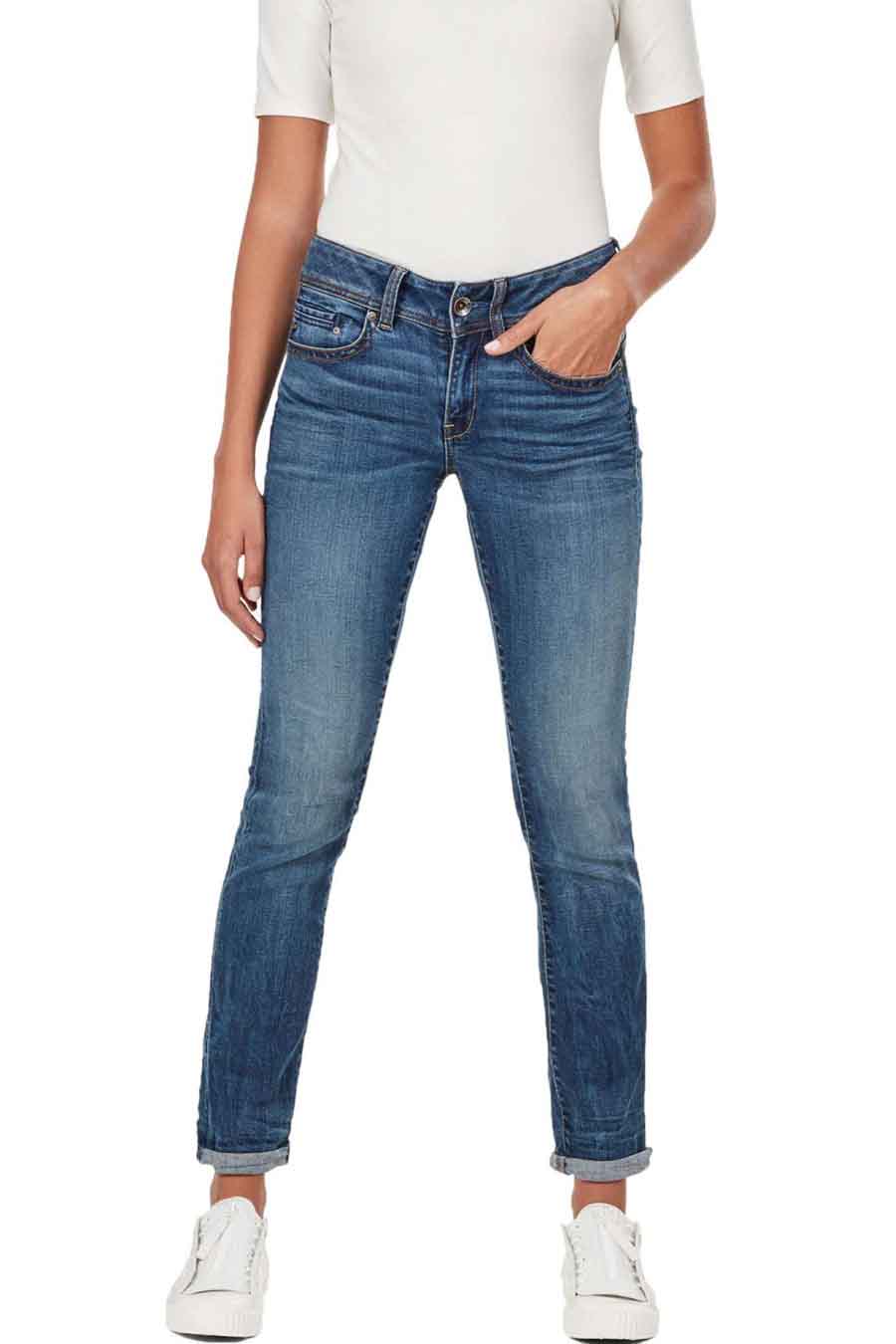Dames Kleding voor voor heren Jeans voor heren Jeans met rechte pijp G-Star RAW Denim Jeans in het Blauw 