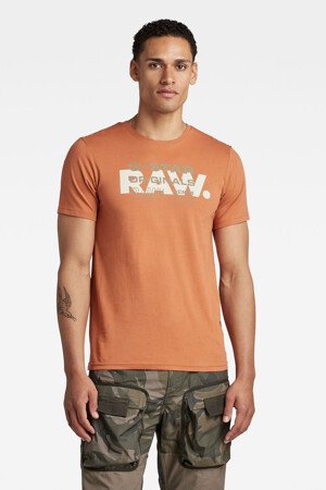 Dames - G-Star RAW - T-shirt - oranje - T-shirts - oranje