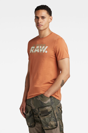 Dames - G-Star RAW - T-shirt - oranje - G-STAR RAW - oranje