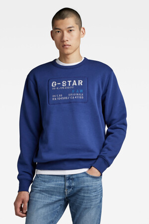 Dames - G-Star RAW - Sweater - blauw - G-STAR RAW - blauw