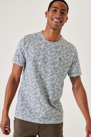 Hommes - GARCIA - T-shirt - bleu - GARCIA - bleu