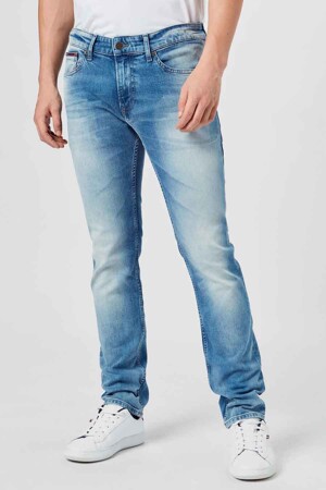 Heren - TOMMY JEANS - SCANTON - Jeans - LIGHT BLUE DENIM