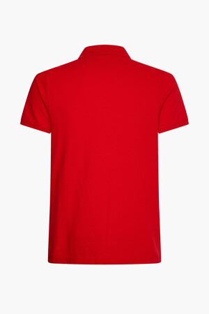 Dames - TOMMY JEANS - Polo - rood - Nieuwe collectie - ROOD