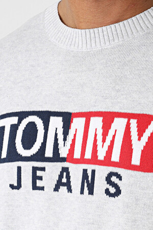 Femmes - Tommy Jeans - Pull - blanc - Couleurs naturelles - gris