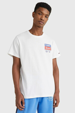 Dames - TOMMY JEANS - T-shirt - wit - Trends guys - WIT